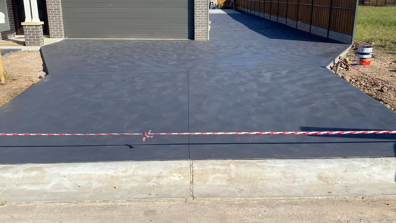 Coloured Concrete for a Driveway