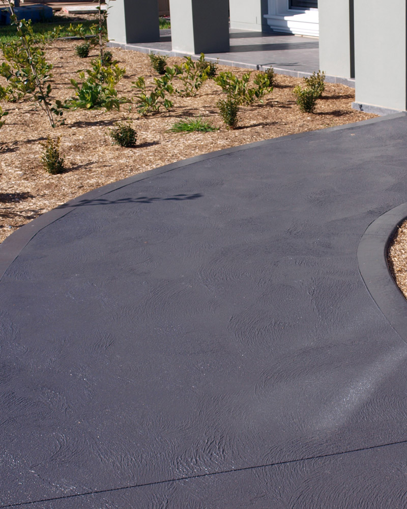 Coloured Concrete Pathway
